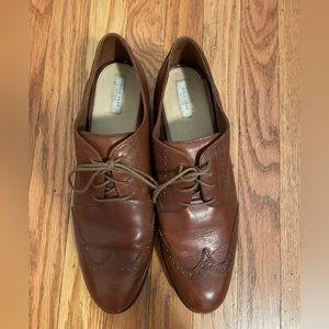 Cole Haan brown leather Oxford shoes